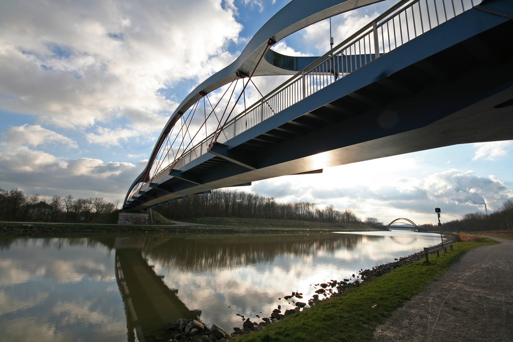 Fußgängerbrücke über den Datteln-Hamm-Kanal,