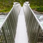 Fußgängerbrücke über den Likholefossen