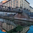 Fußgängerbrücke über den Niviglio Grande