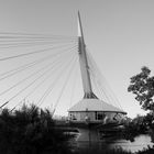 Fussgängerbrücke über den Red River in Winnipeg, Manitoba