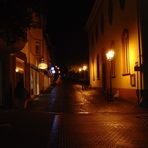 Fußgängergasse in Wetzlar bei Nacht