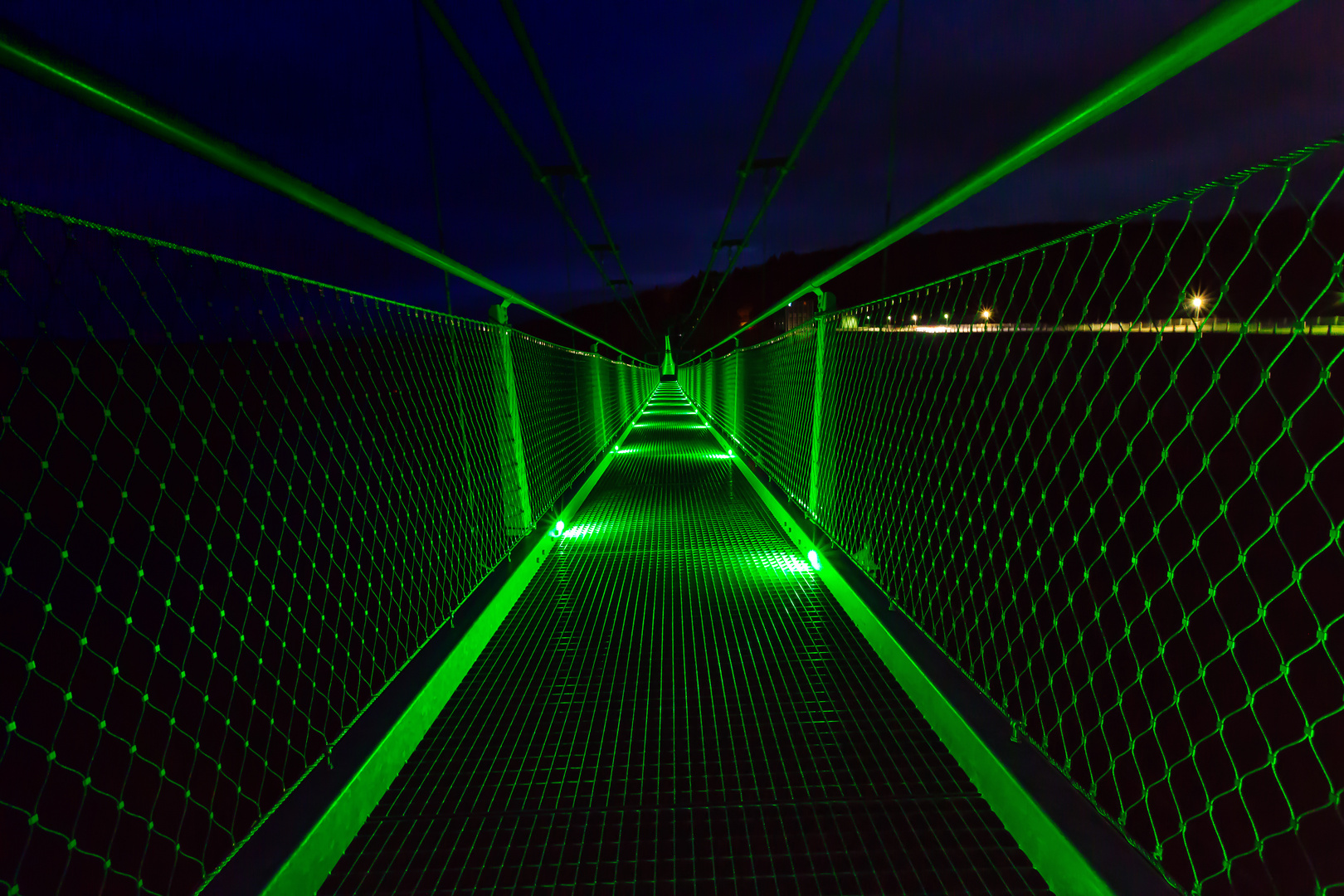 Fußgängerhängebrücke im Harz