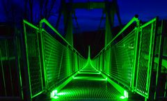 Fußgängerhängebrücke im Harz