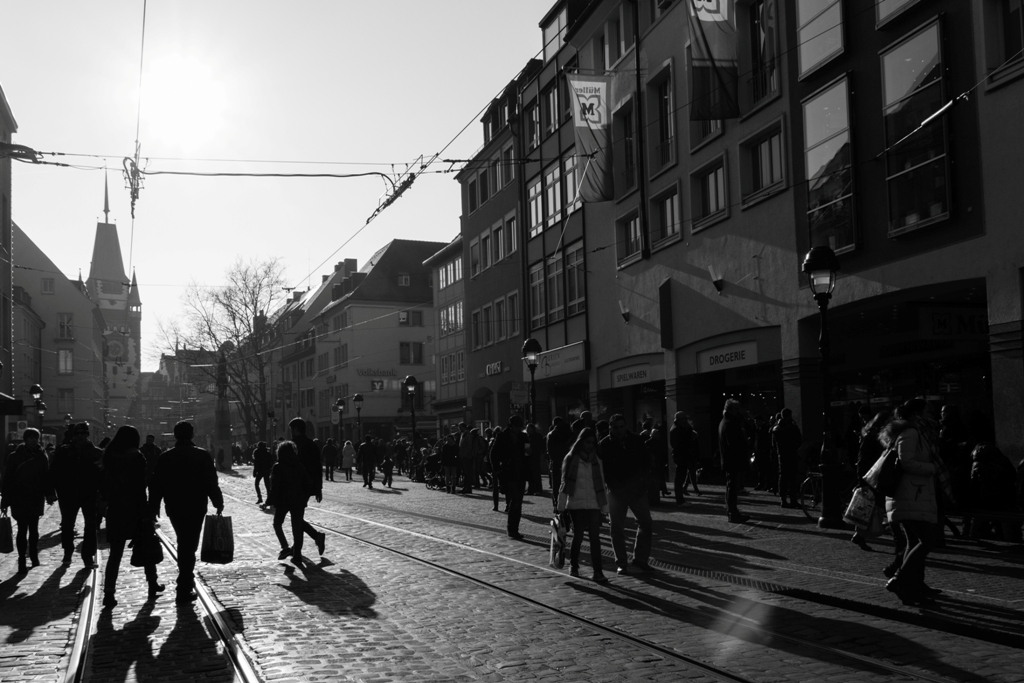 Fussgängerzone Freiburg