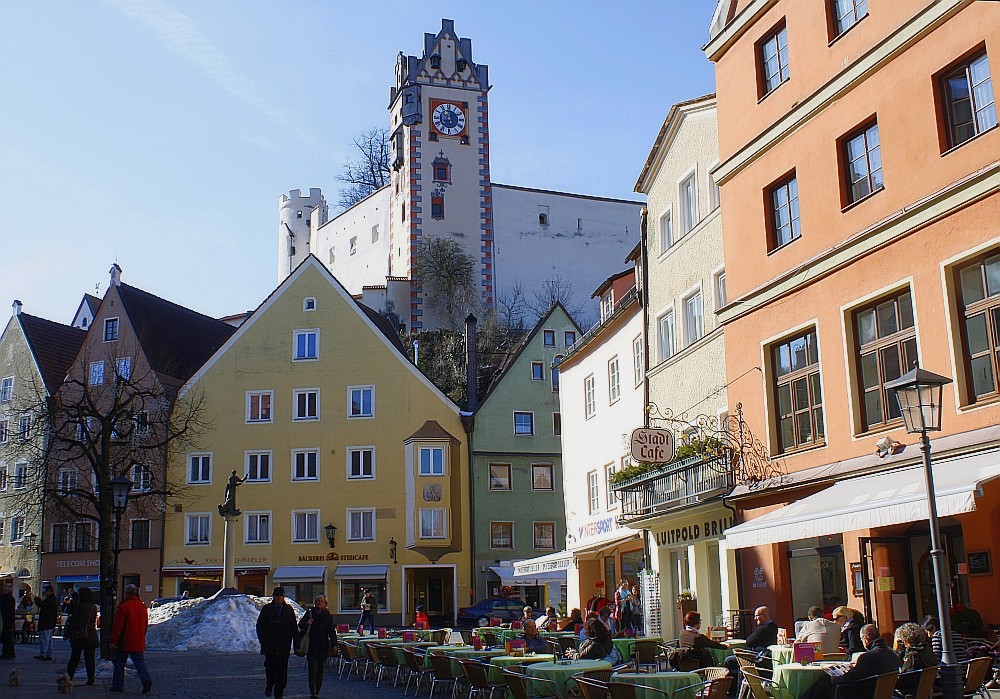 Fußgängerzone in Füssen