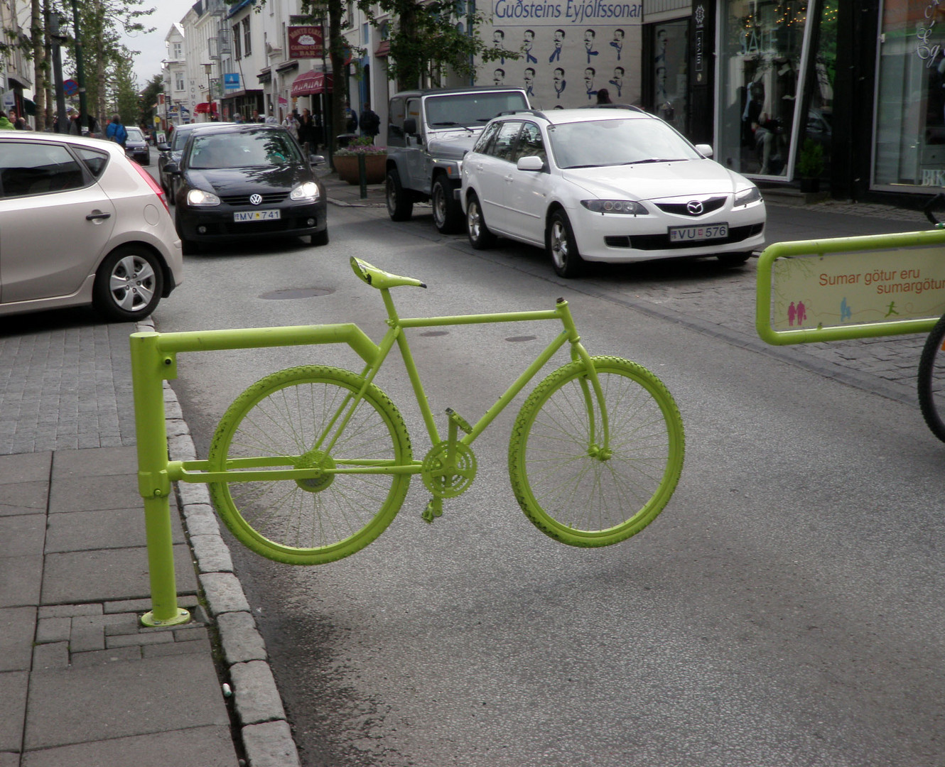 Fußgängerzone in Reykjavik