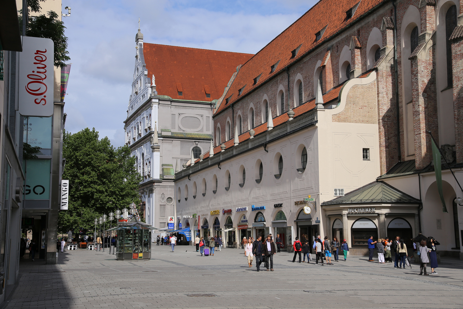 Fußgängerzone München - 15.08.2014