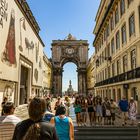 Fußgängerzone umgewandelte Rua Augusta