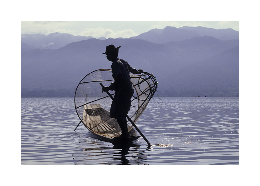 Fussruderer, Inle See, Myanmar