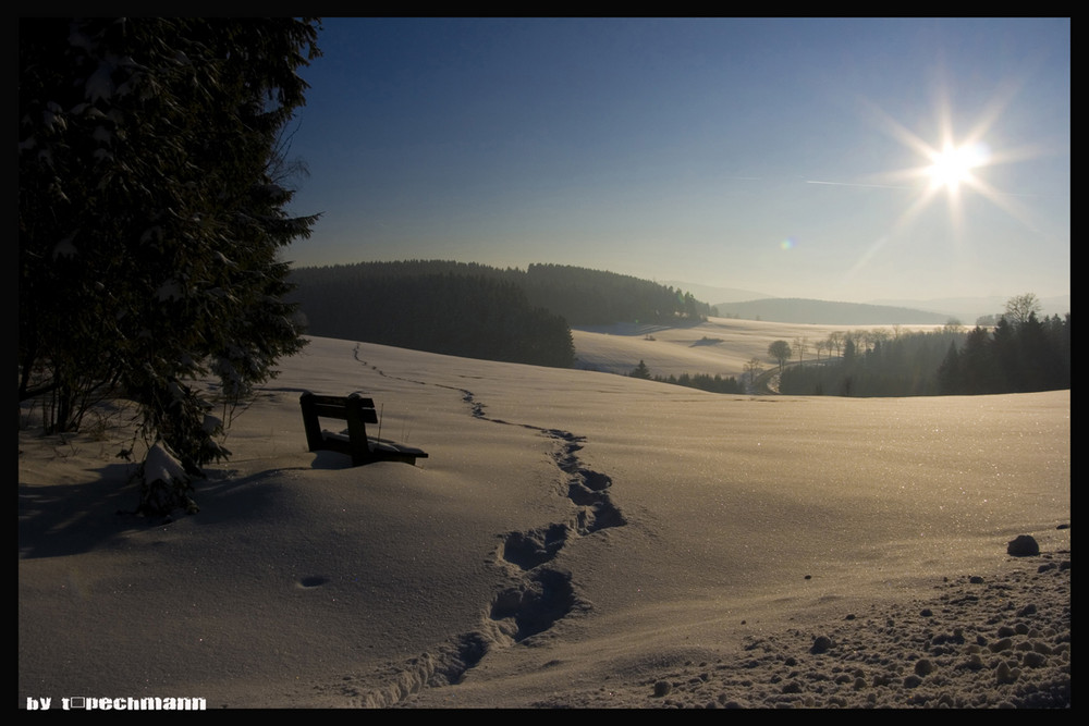 Fußspur