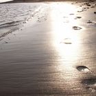 fußspuren am strand