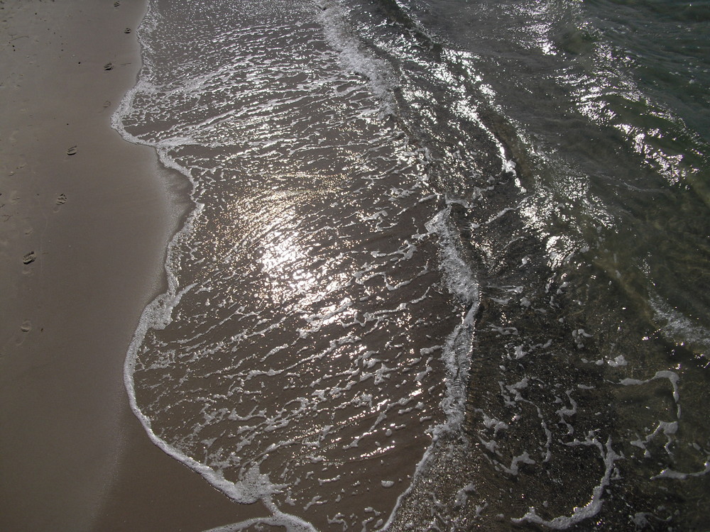 Fußspuren im Sand