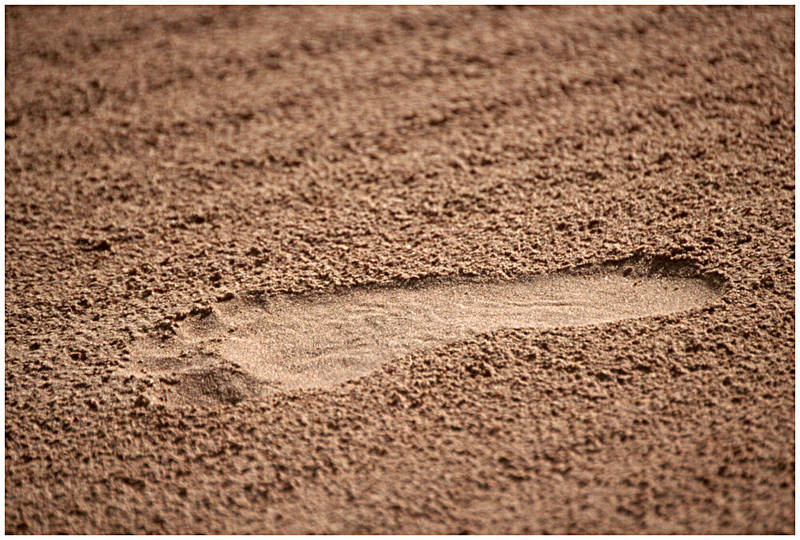 Fußspuren im Sand