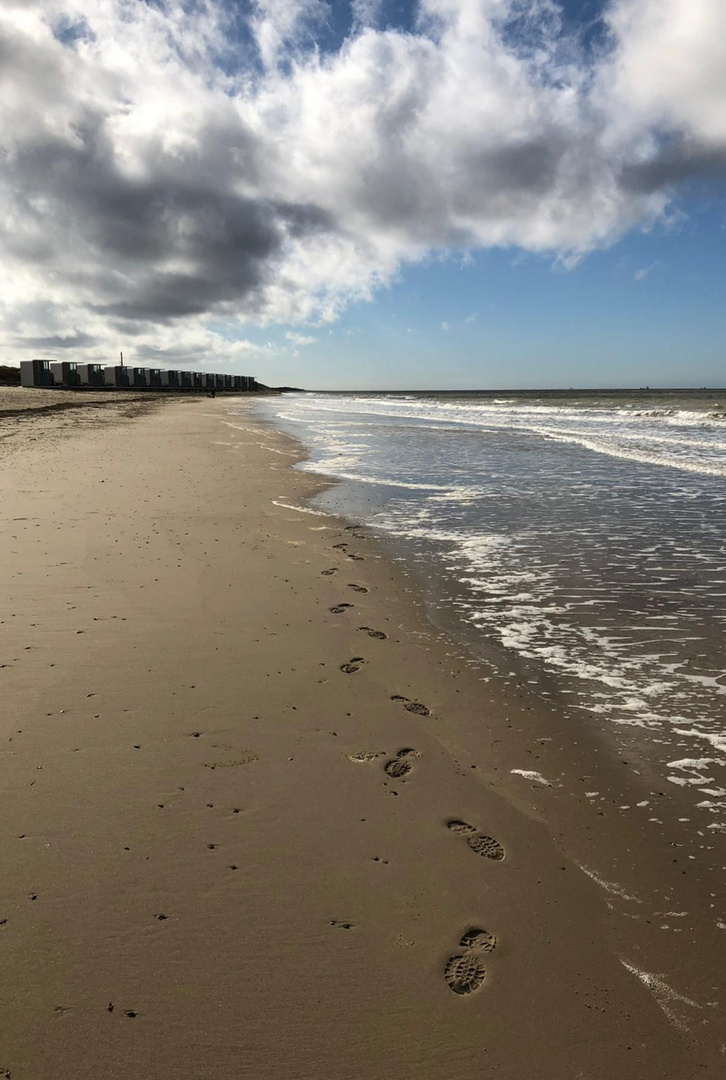 Fußspuren im Sand