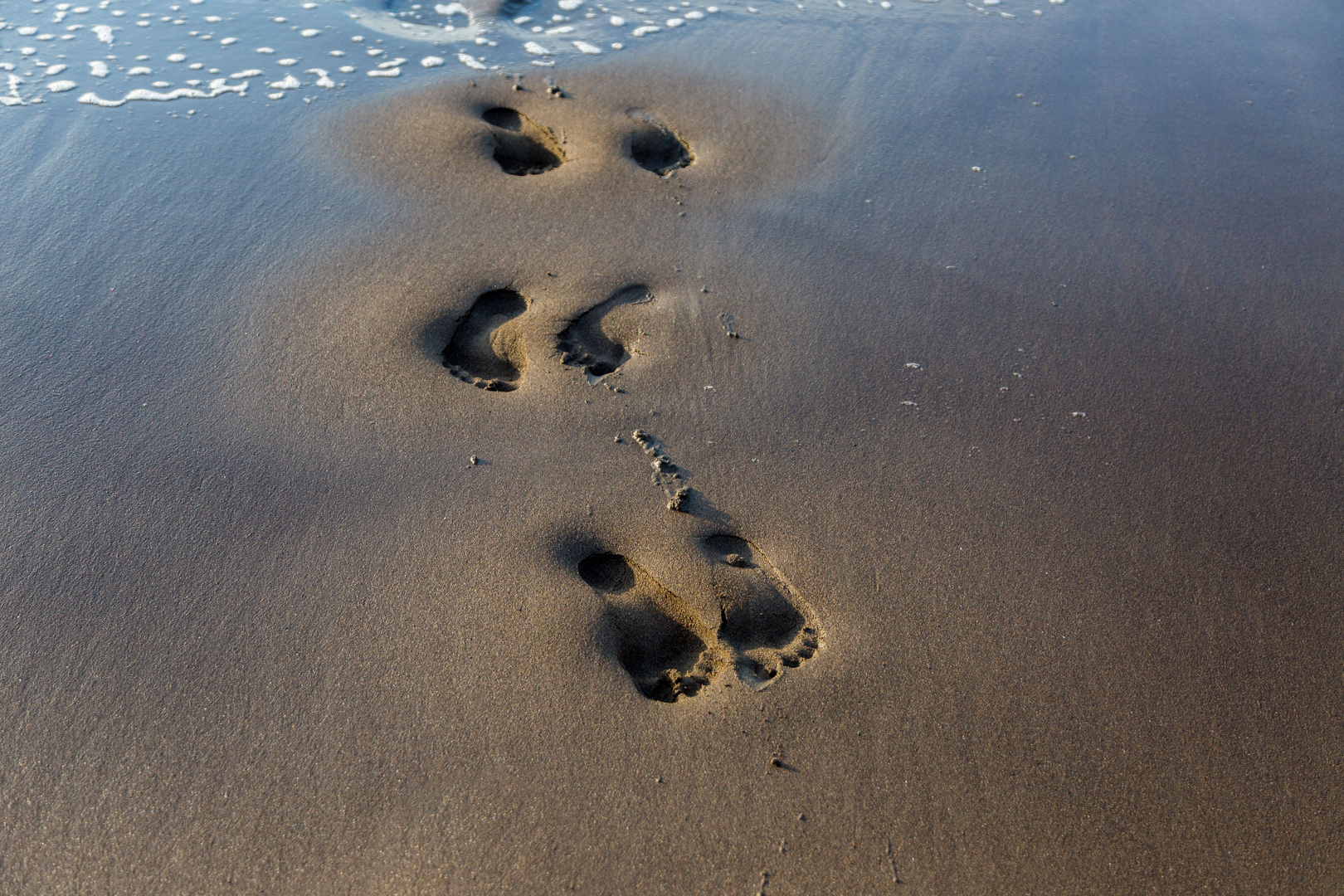 Fußspuren im Sand