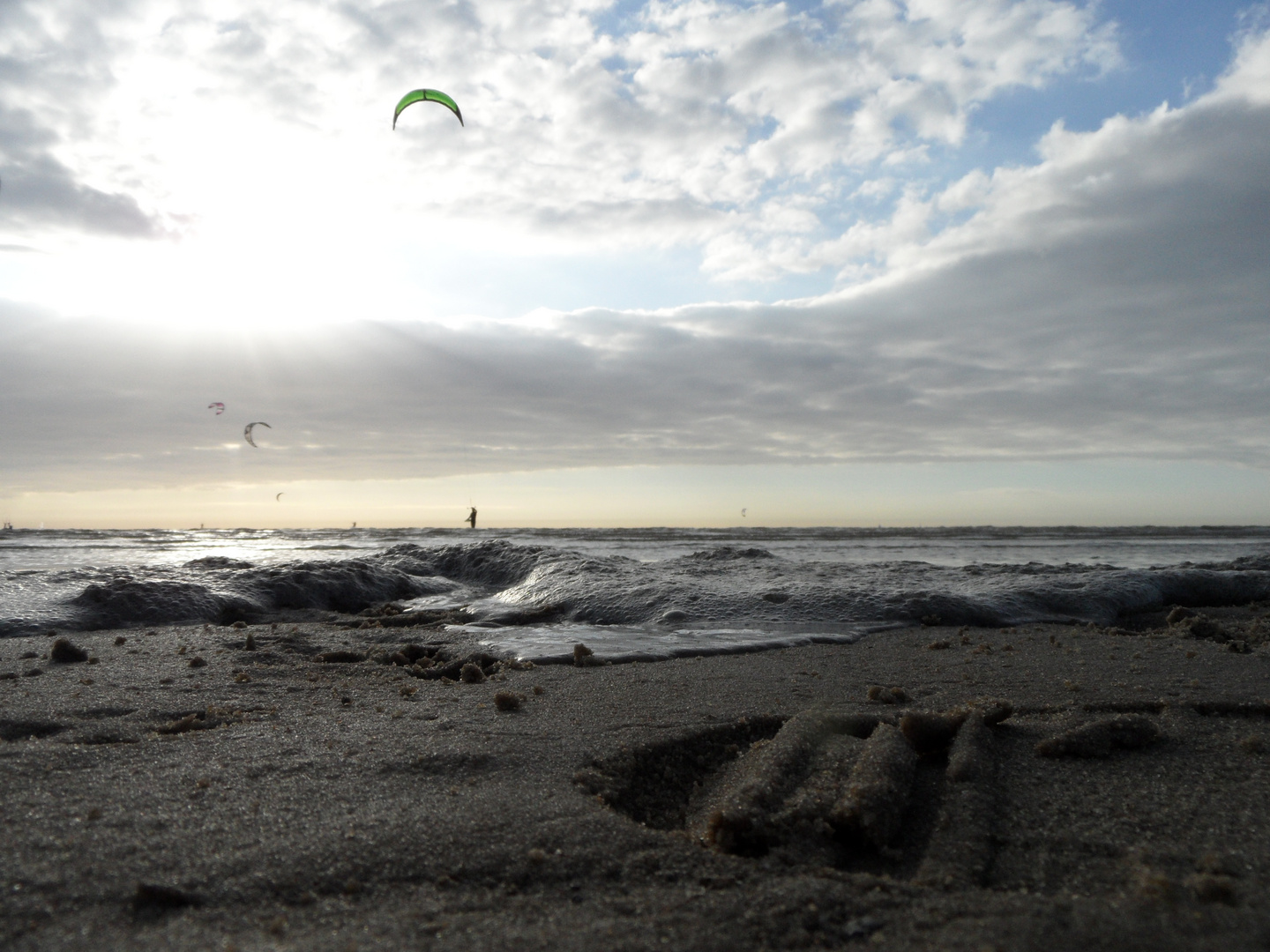 Fußspuren im Sand