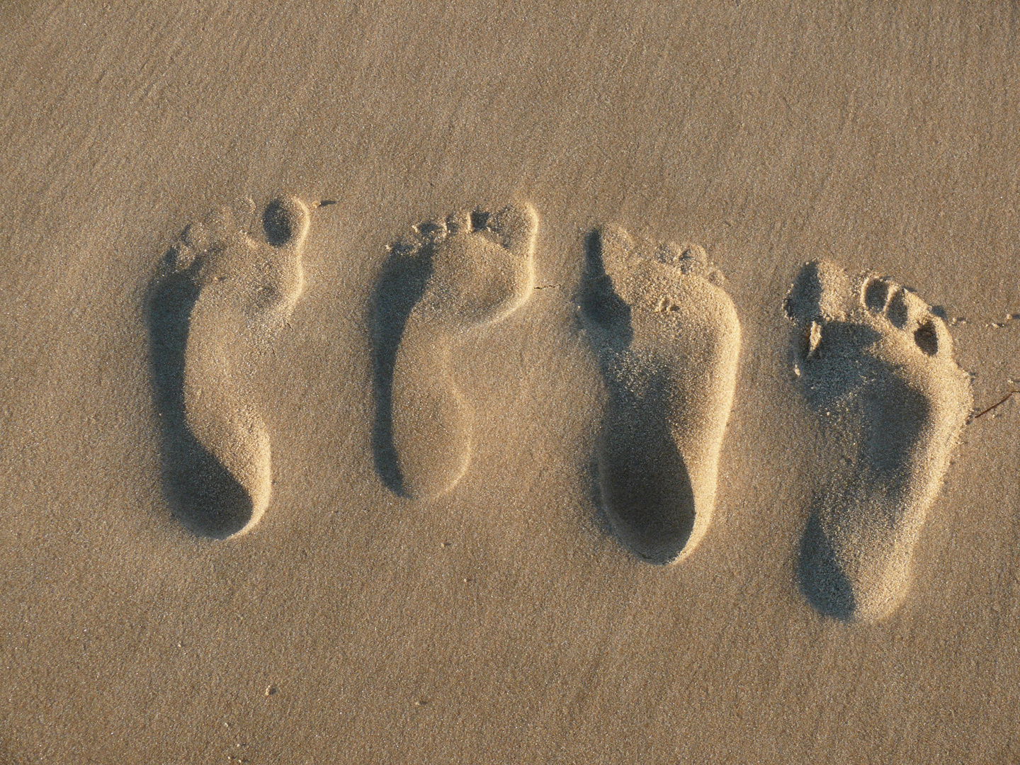 Fußspuren im Sand