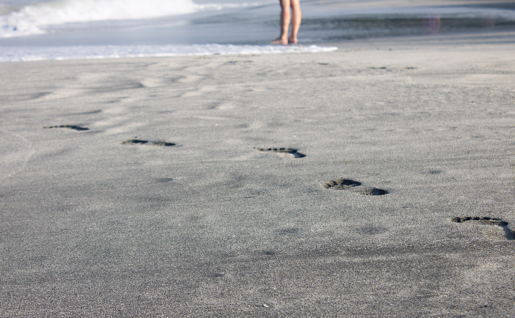 Fußspuren im Sand