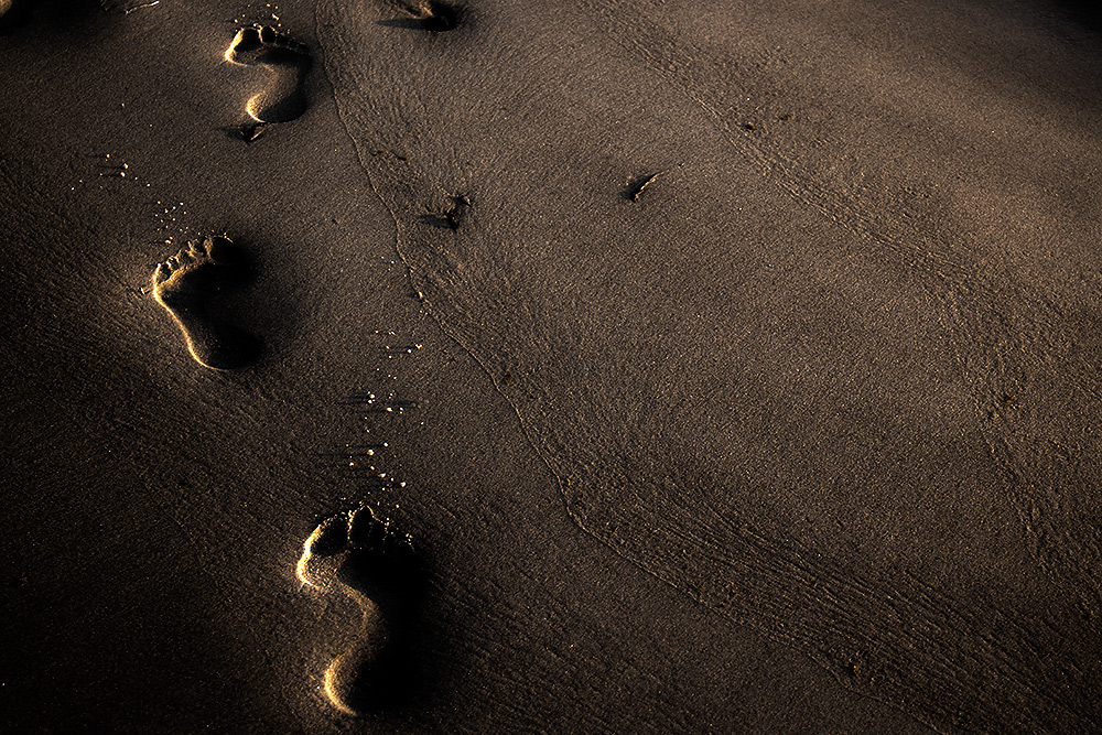 Fußspuren im Sand...