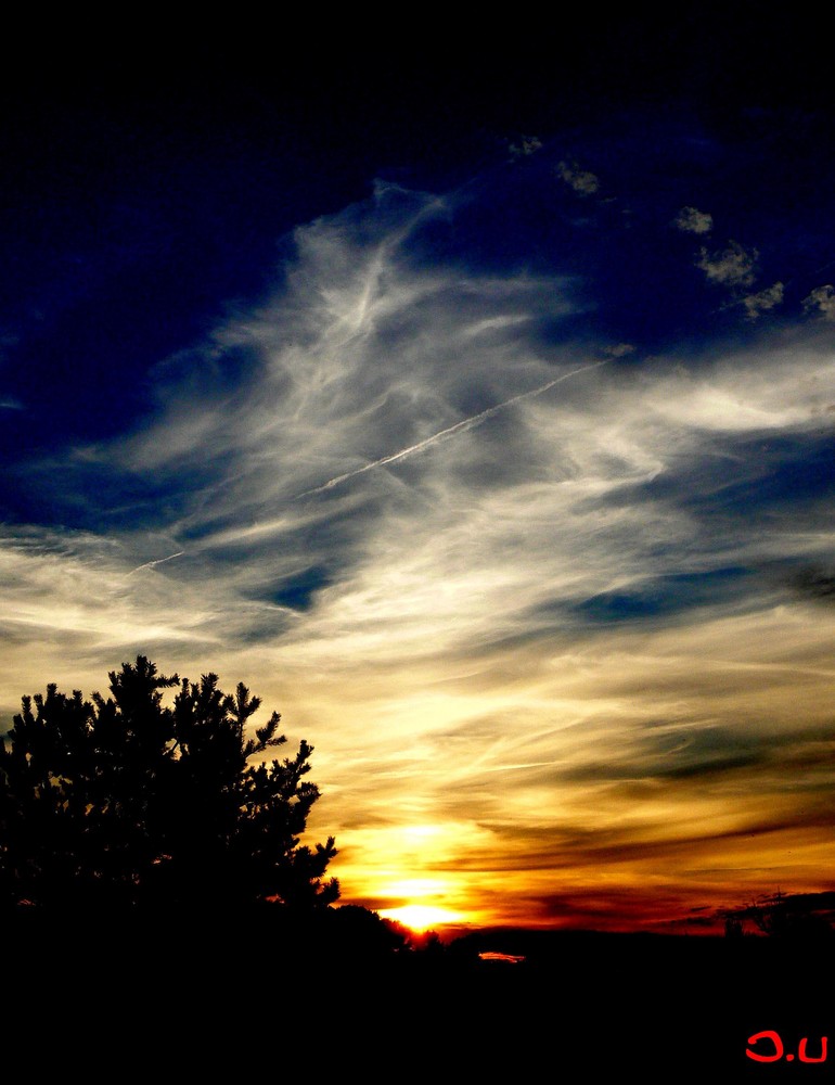 Fußstapfen im Himmel