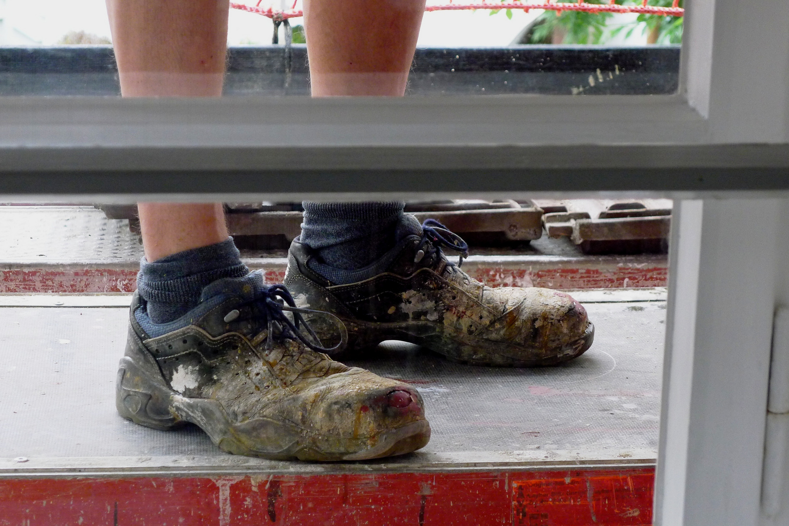 Fußwerk vom Handwerker