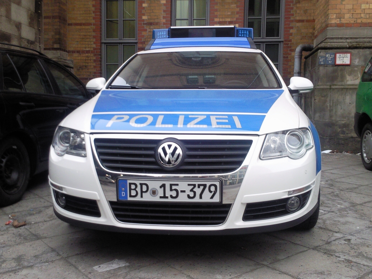 FuStkw der Bundespolizei am Hauptbahnhof Hannover