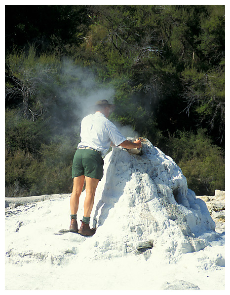 Futter für den Geysir