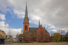 G 15 - Die evangelische Paulus-Kirche in der Hafenstraße. Erbaut 1905.