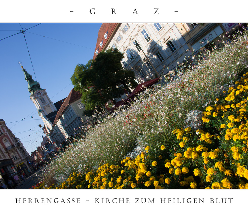 - G R A Z - herrengasse - kirche zum heiligen blut