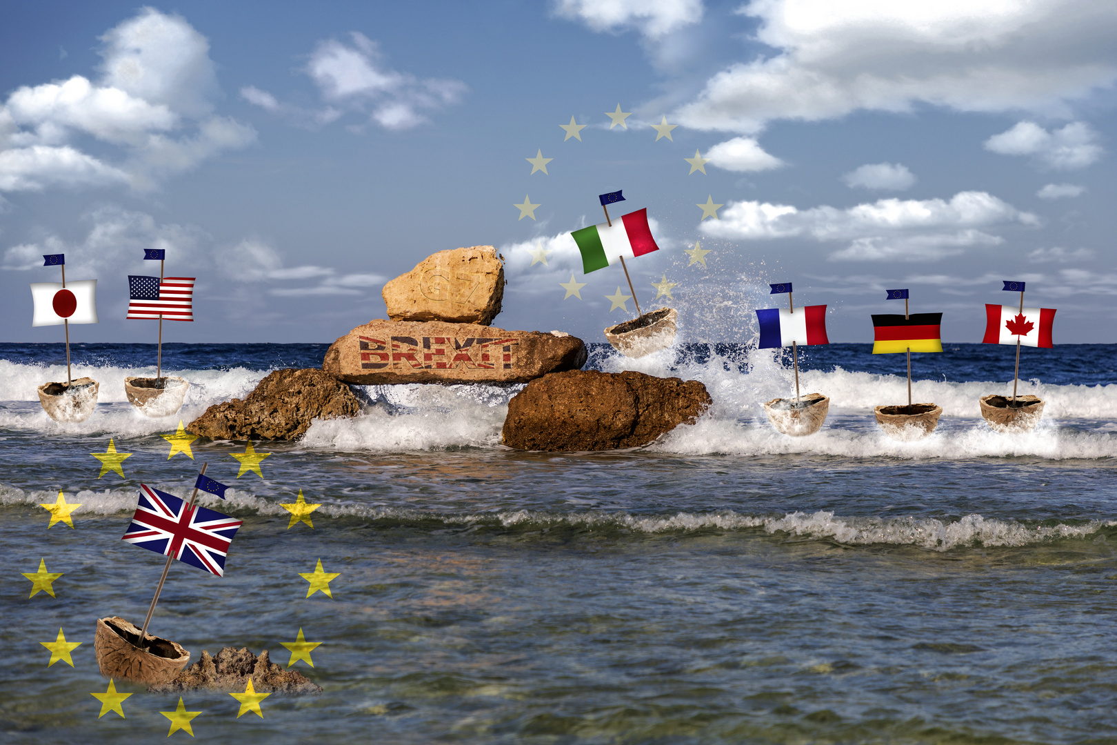 G7 Staaten Nussschalen Brexit Bildnummer 010