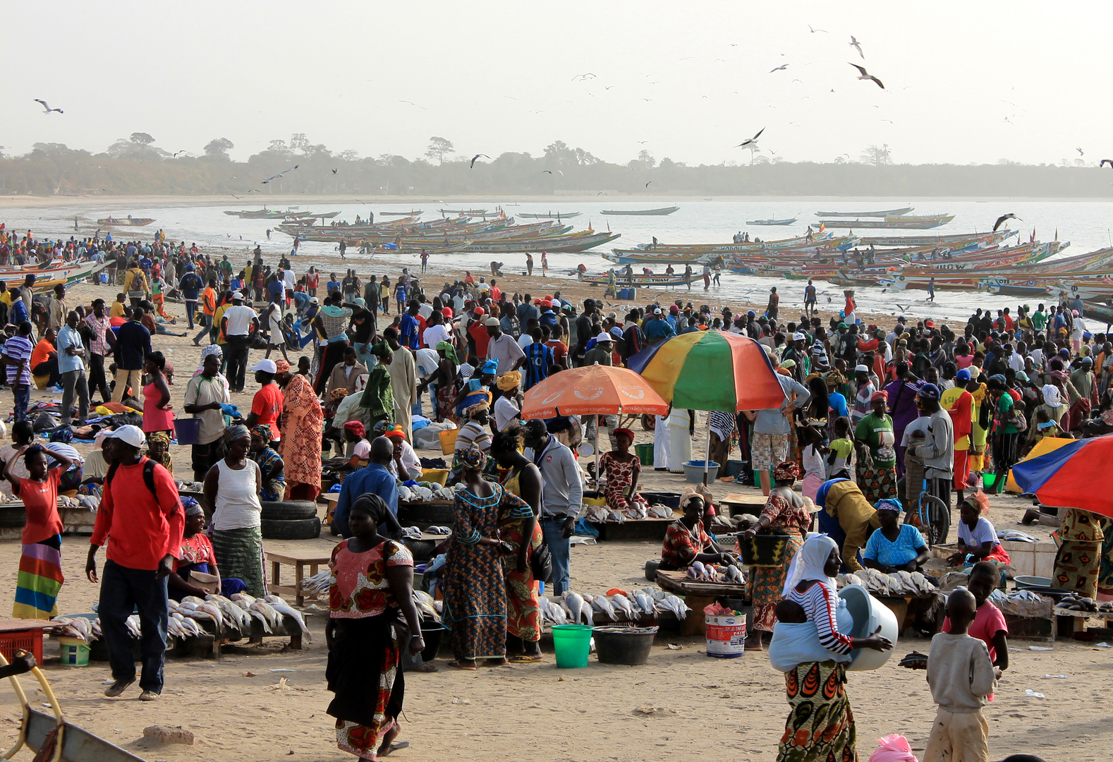 Gabia fish market.