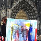 Gabriele Heider, die Bilder und der Dom in Köln