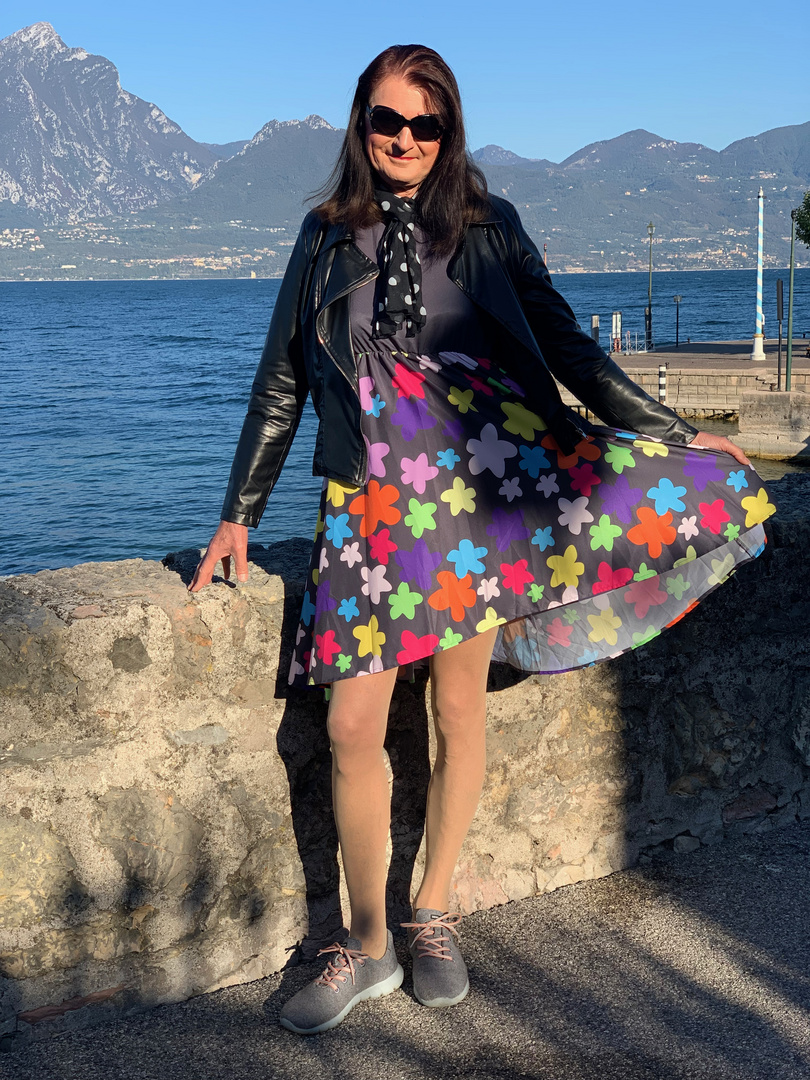 Gabriele Kleid am Gardasee