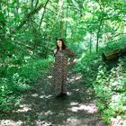 Gabriele Kleid im Wald