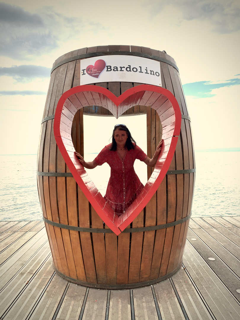 Gabriele Kleid in Bardolino am lago del Garda