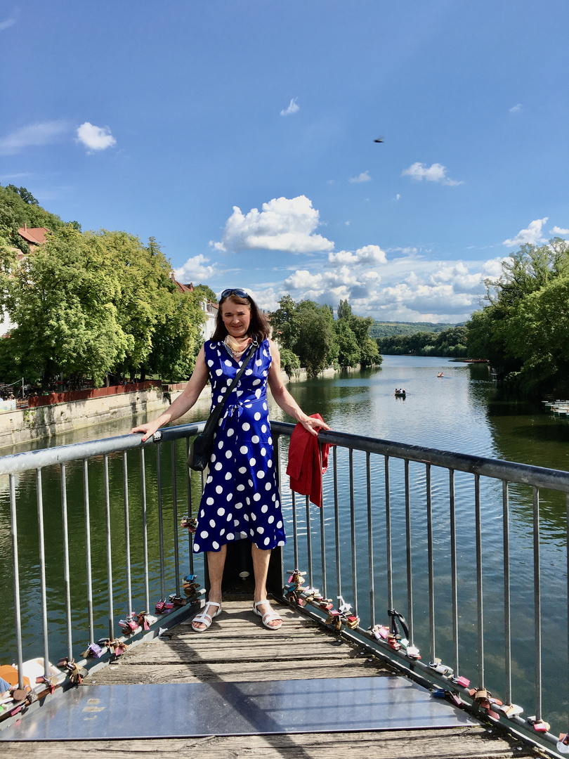 Gabriele Kleid Neckarbrücke Tübingen