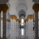 Gänge in der Sheik Zayed Moschee