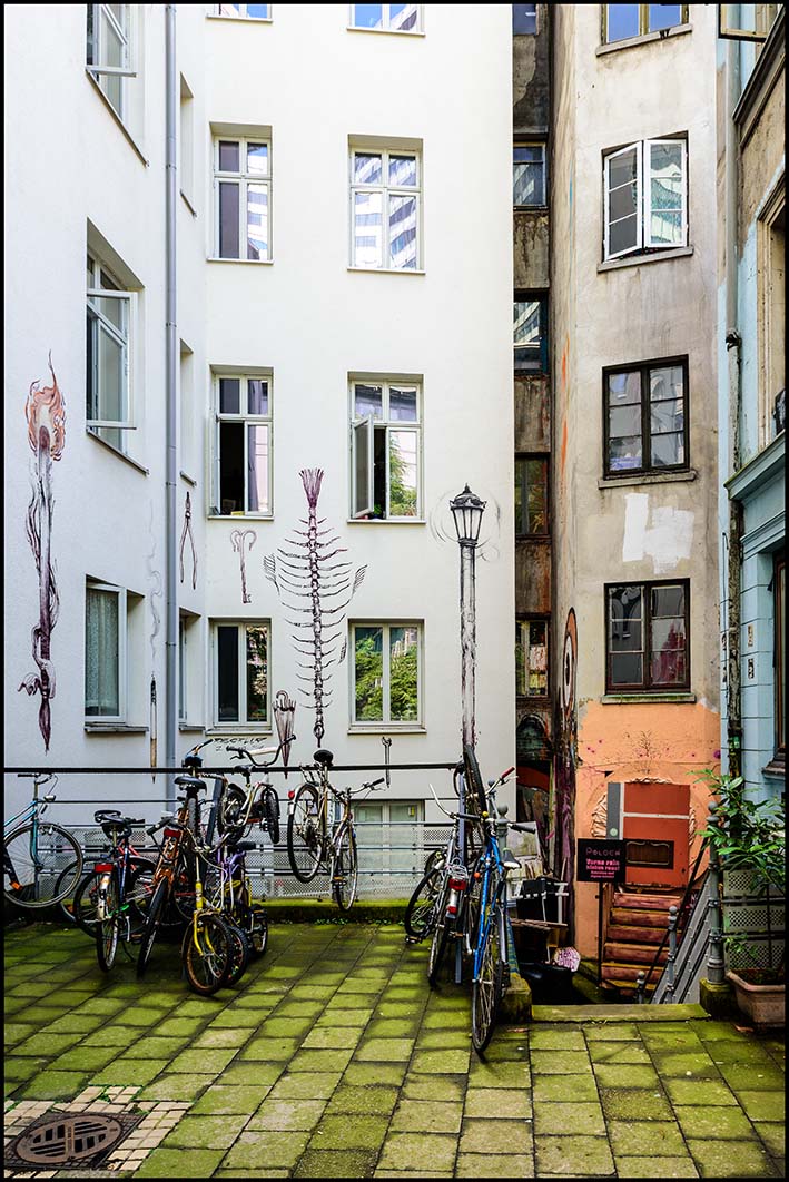 Gängeviertel Hamburg, Jupihaus Rückansicht