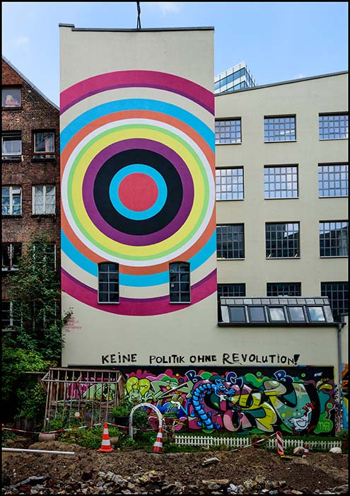 Gängeviertel Hamburg, Rückseite des Kulturzentrums FABRIQUE