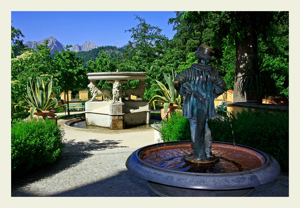 Gänsemännchenbrunnen Schloss Hohenschwangau