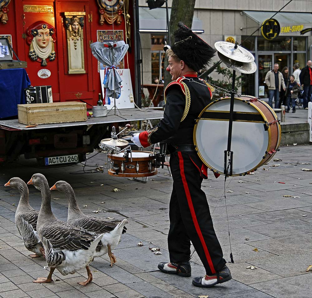 Gänsemarsch