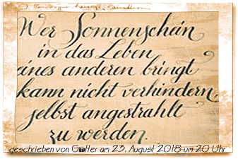 Gäötti der Sonnenscheinschreiber