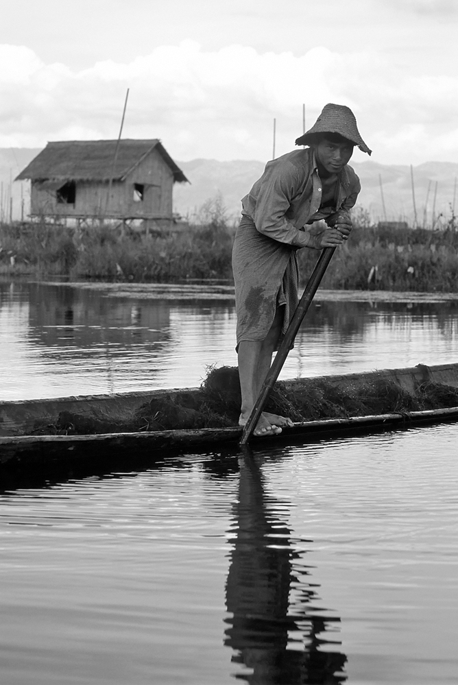 Gärtner am Inle See