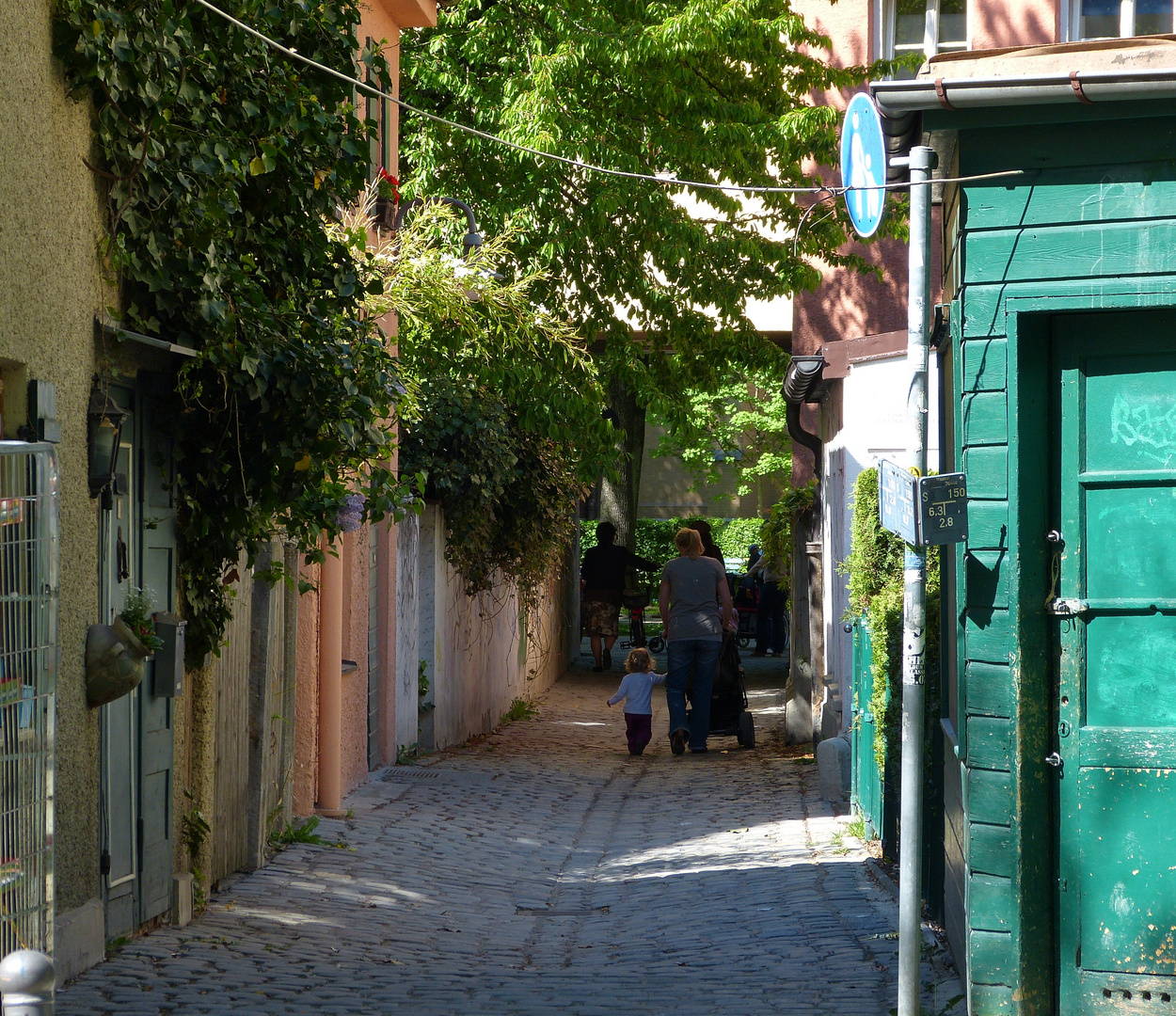 Gäßchen in München Haidhausen (1)