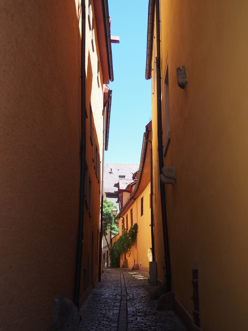 Gässchen in Rothenburg ob der Tauber