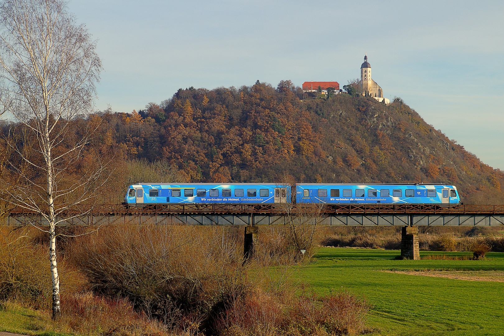 Gäubodenbahn weß-blau