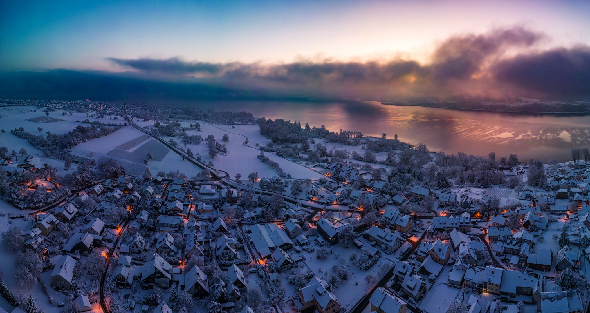 Gaienhofen im Winter