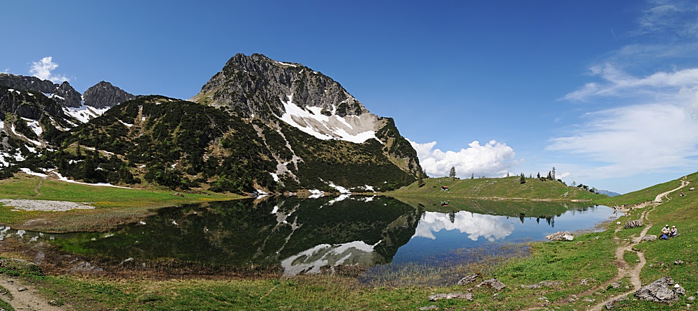 Gaisalpsee mit Rubihorn