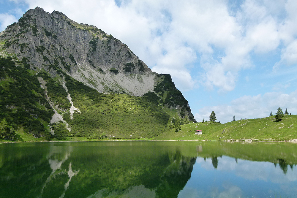 Gaisalpsee mit Rubihorn Foto & Bild | deutschland, europe ...