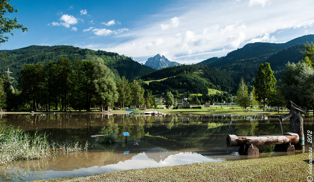 Gaishorner See nach dem Hochwasser heute den 26. 06. 2012